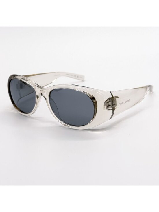 New Saint Laurent Sunglasses SL736 004 Clear Gray Eyewear main image 8